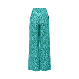 Ice Play Women's Zebra Print Wide Leg Pant