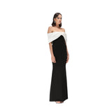 Velvety Couture Women's CHOU Black & White Dress