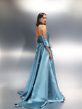 Velvety Couture Women's CUCU Gown Iceberg Dress
