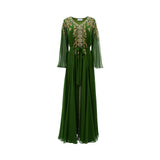 Shaira Women's Olive Green Kaftan