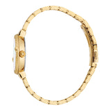 Just Cavalli Brave Snake Ladies White MOP Dial Yellow Gold Watch and Bracelet Set