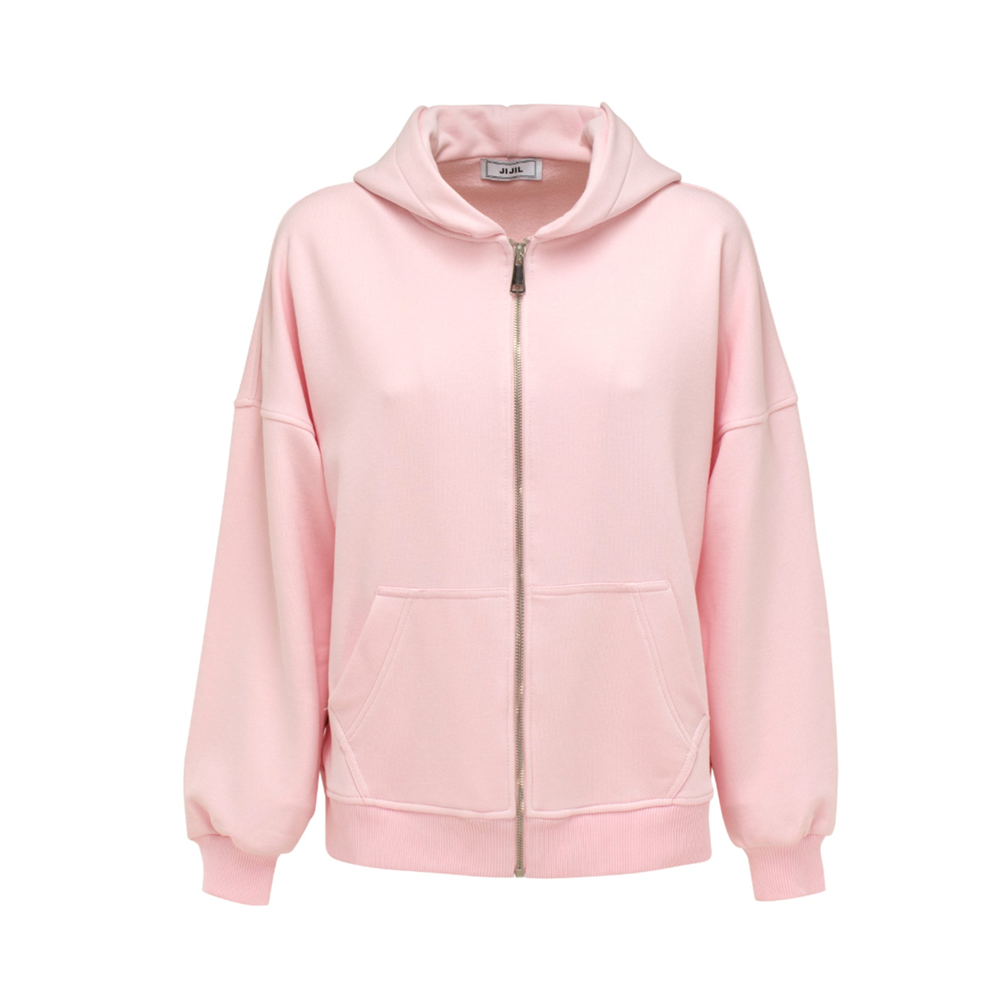 Jijil Women s Light Pink Sweatshirt With Hoodie Bluesalon