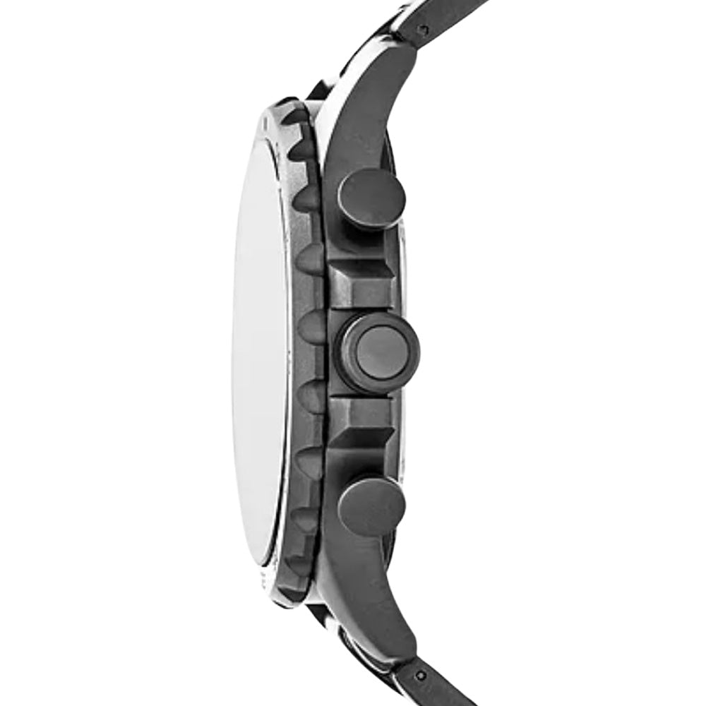 Fossil Men s Nate Chronograph Smoke Stainless Steel Watch Bluesalon