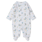 Kissy Kissy Kids New Born Boy's White Sleepsuit Set