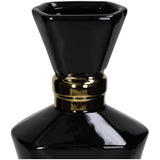 Kersten Vase Perfume Bottle Fine Earthenware Black