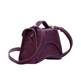 Kyra Women's The Breige S Ostrich Handbags Burgundy