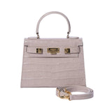 Lalage Maya Medium top handle Handbag with optional crossbody strap
