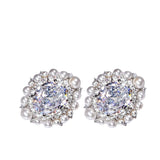 Lara Heems Women's Earring Petite Pearl White
