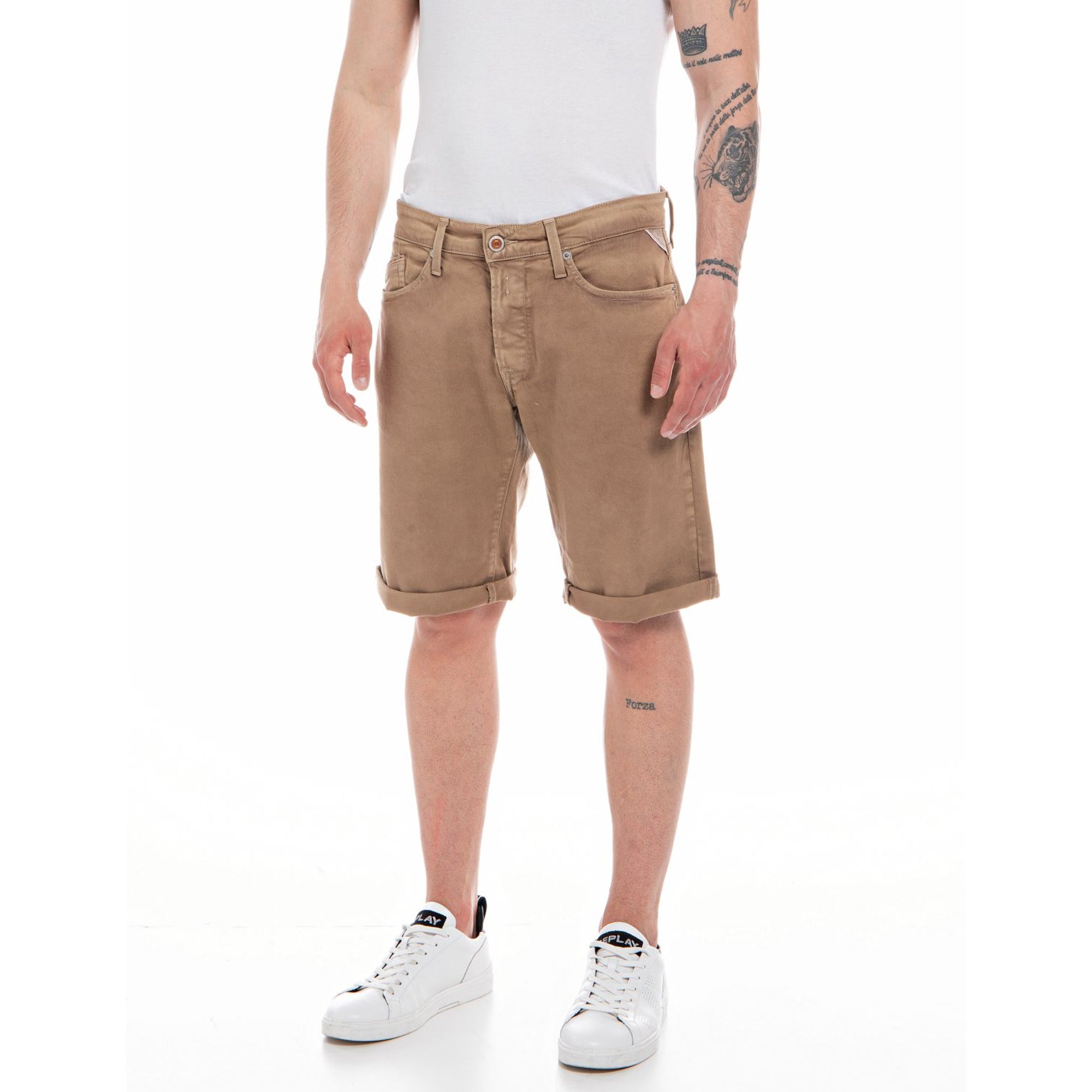 Replay Men s Regular Slim Waitom Short Denim Bluesalon
