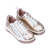 Michael Kors Kids ALEX Metallic Lace Up Sneakers