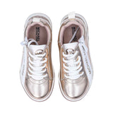 Michael Kors Kids ALEX Metallic Lace Up Sneakers