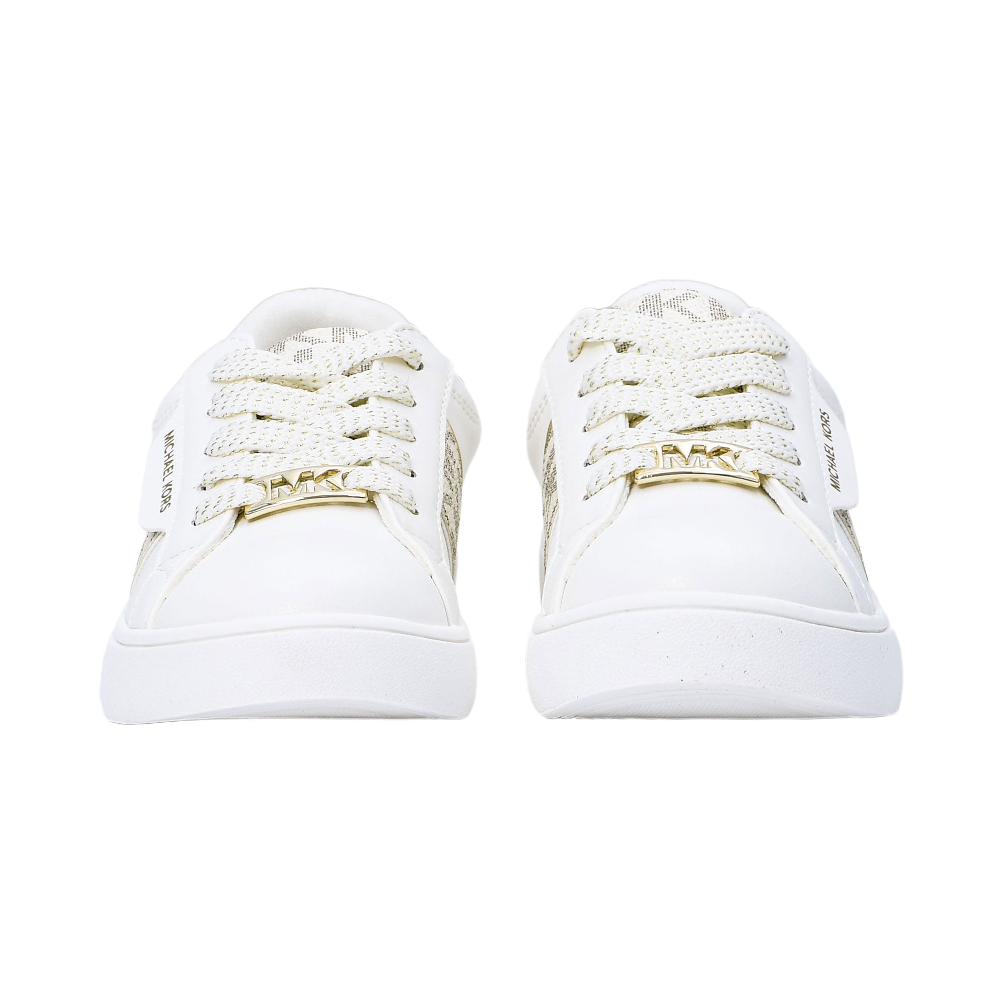Michael Kors Kids JEM MAXINE Monogram Lace Up Sneakers Bluesalon