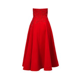 Mijade Fashion Women's Red Dress