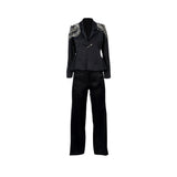 Mijade Fashion Women's Black Set of Blazer & Bottom