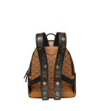 MCM Women's  Stark Backpack in Monogram Mix Cognac