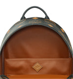 MCM Women's Stark Side Studs Backpack in Visetos  Cognac