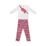 Moschino Kids Girl's Pink  Set T-Shirt & Leggings