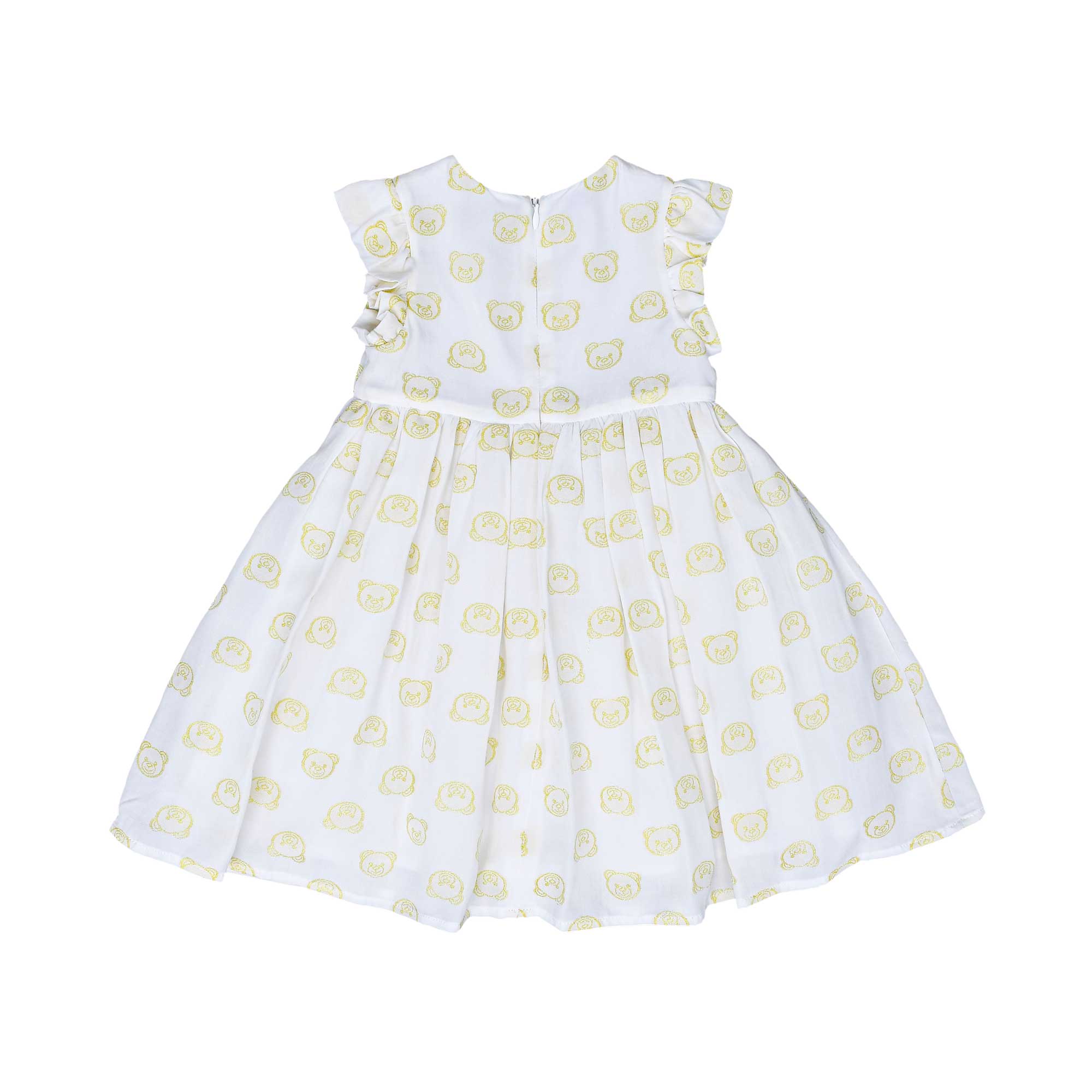 Moschino Kids Baby Girl s White Gold Dress Bluesalon