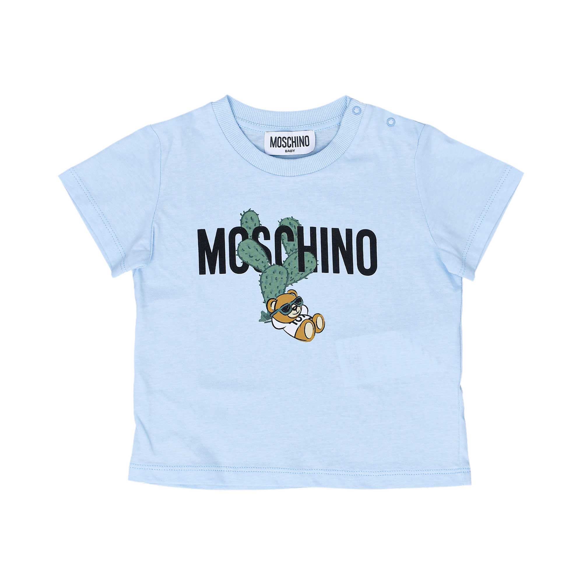 Moschino Kids Baby Boy s Blue T Shirt Bluesalon