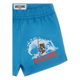 Moschino Kids Baby Boy's Ocean Blue Swimsuit