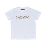 Missoni Kids Girl's White & Beige Set of T-Shit & Trouser