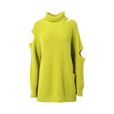 Oblique Women's Green Sweater
