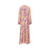 Momoni Women's Salmone Viola Long Dress