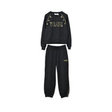 Alviero Martini Kids Girl's Black Jogging Suit