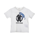 Roberto Cavalli Kids Set  Blue & White T-Shirt & Bermuda