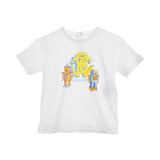 Roberto Cavalli Kids Baby Boy's  White & Blue Set of T- Shirt & Bermuda