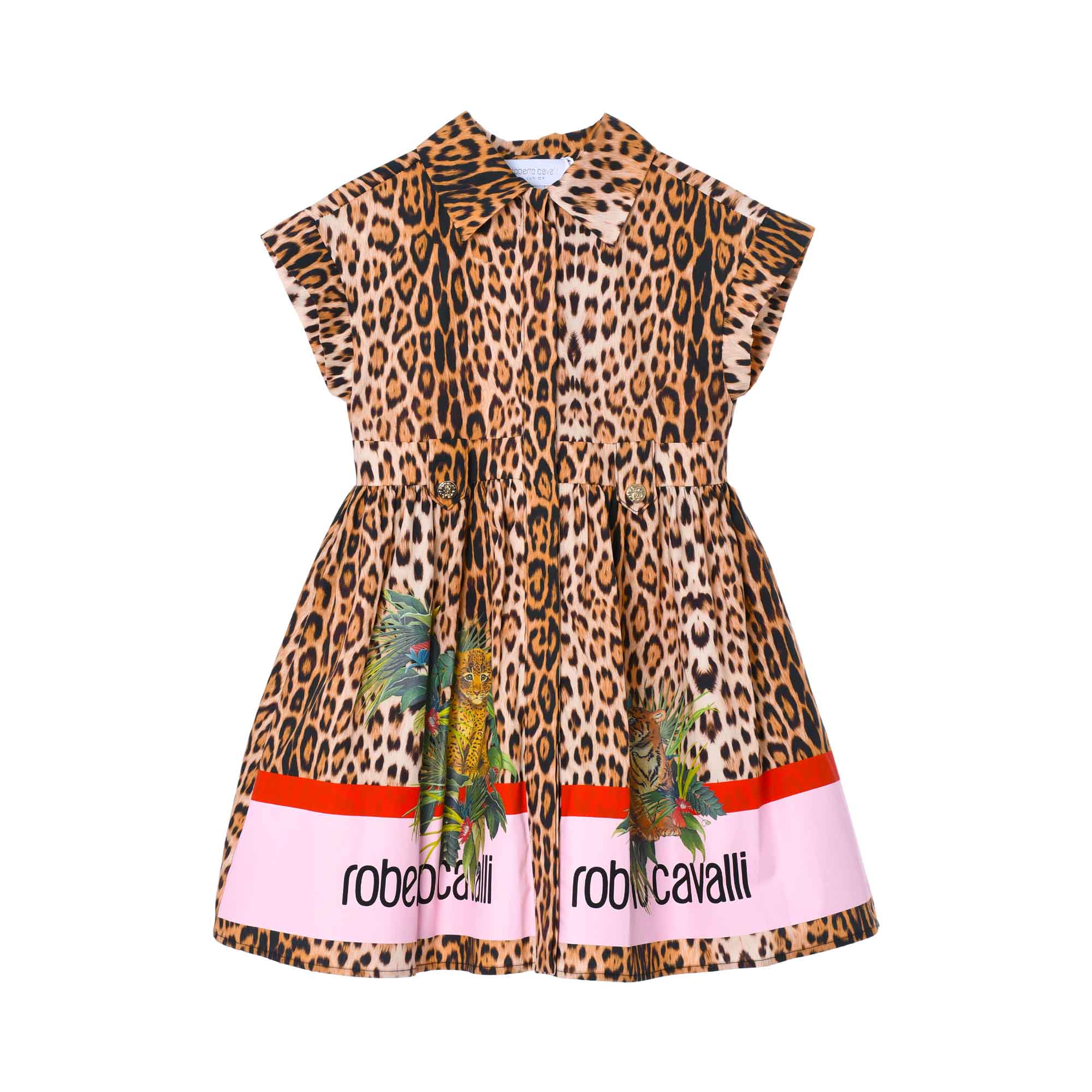 Cavalli leopard dress best sale