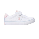 Polo Ralph Lauren Kids Baby Girl's White Sneaker