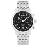 RSW Gents Black Dial Chronograph Stainless Steel Quartz Watch