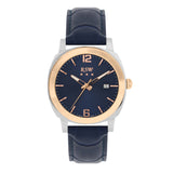 RSW Gents Blue Dial Two-Tone Stainless Steel and Leather Quartz Watch