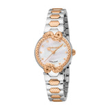 Roberto Cavalli by Franck Muller Ladies Serpent-Embellished Two-Tone Watch