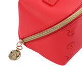Mosafer Women's Dahlia Coral Pink Cosmetic Bag