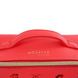 Mosafer Women's Dahlia Coral Pink Cosmetic Bag