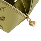 Mosafer Women's Dahlia Light Green Cosmetic Bag