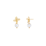 Shashi Baby Fiorina Stud Earring Vermeil on Sterling Silver