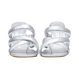 Schutz Women's Medium Heel Sandal Prata