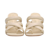 Schutz Women's Medium Heel Sandal Egg Shell