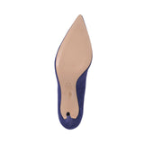 Schutz Women's Scarpin Blue Oxford High Heel Pump