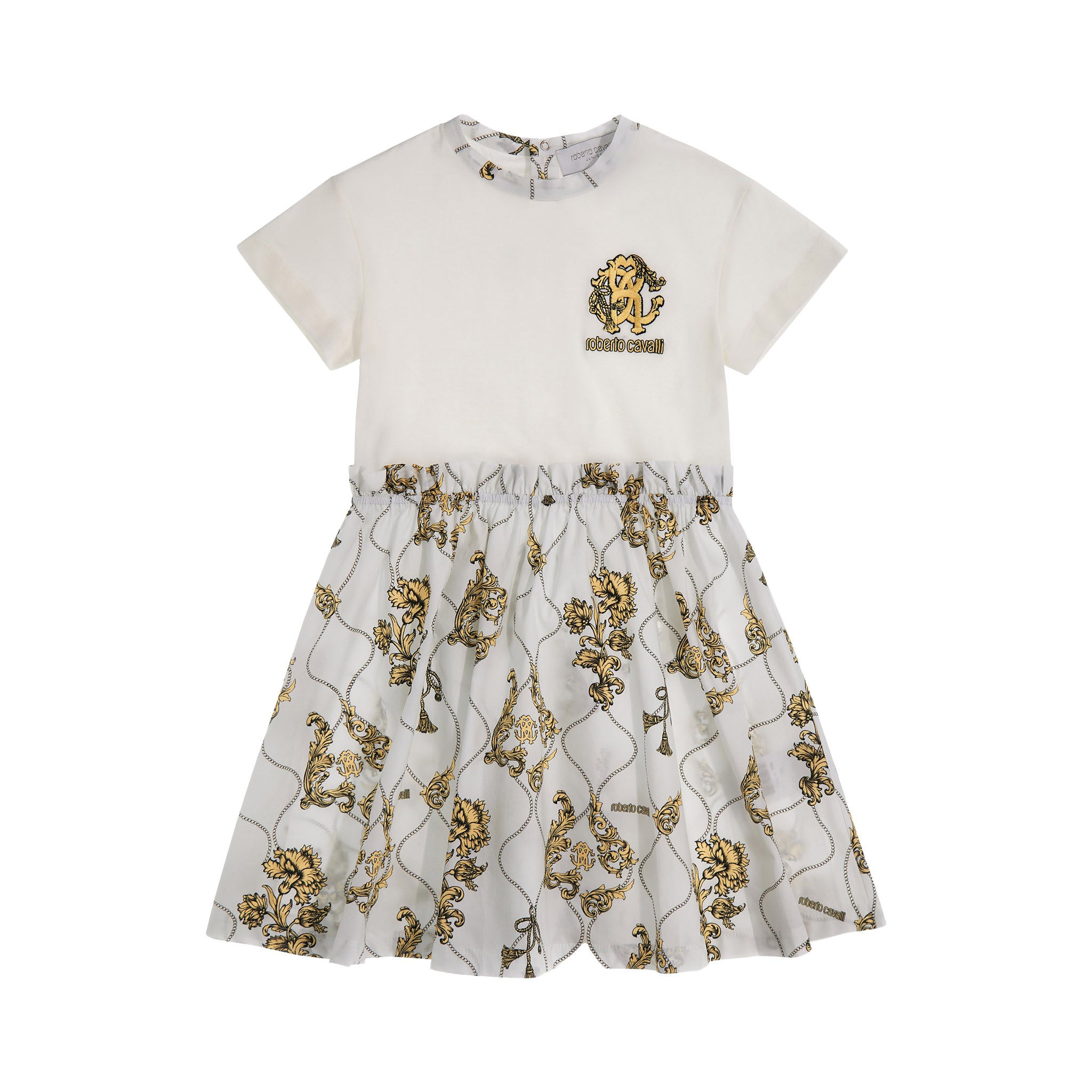 Roberto Cavalli Kids Girl s White Dress Bluesalon