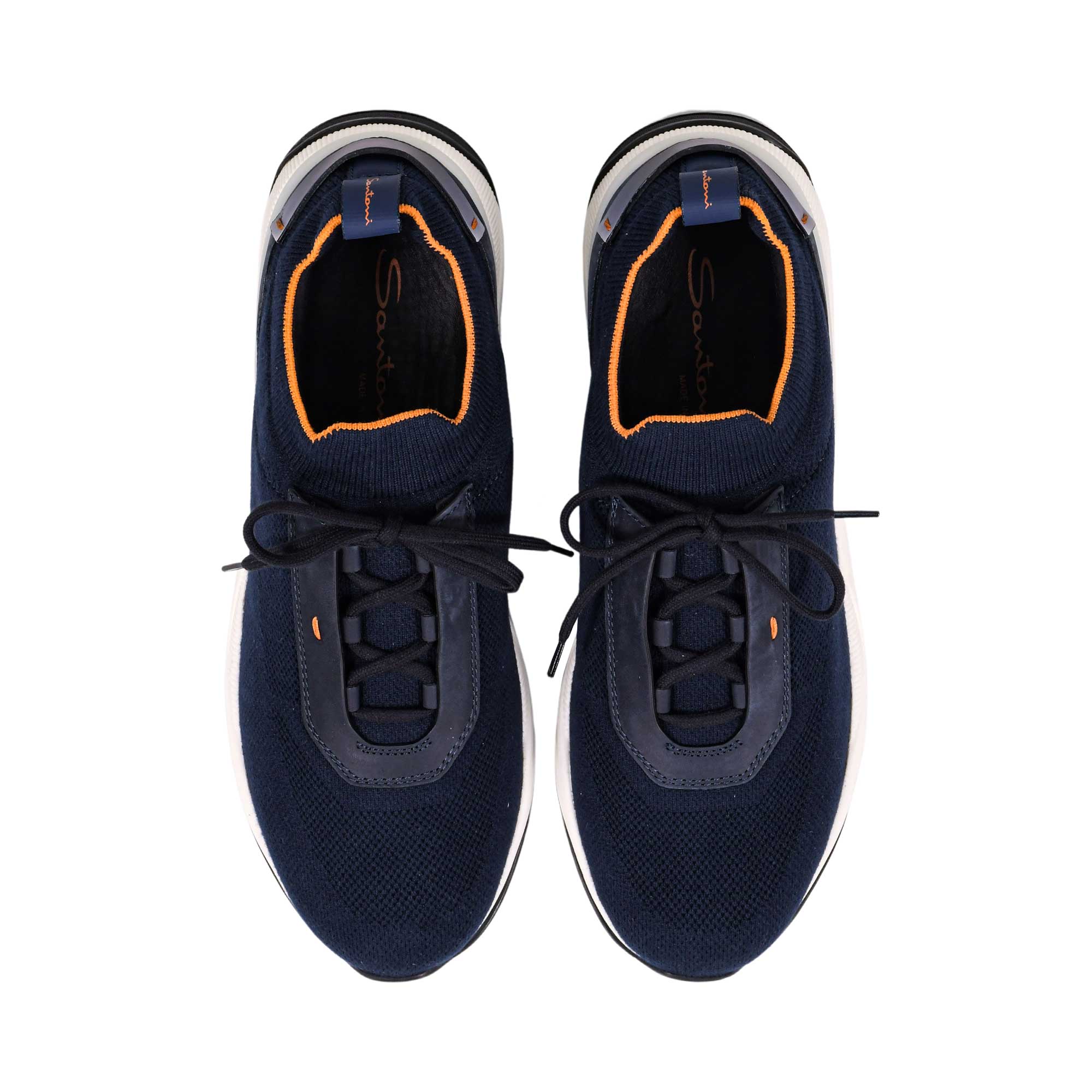 Santoni Men's Blue Sneaker – Bluesalon.com