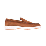 Santoni Men's Brown Classic Slip-On Loafer