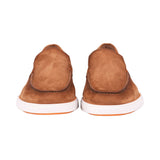 Santoni Men's Brown Classic Slip-On Loafer