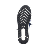 Santoni Men's Knit Navy & Orange Sneaker