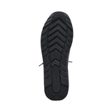 Santoni Men's Hybrid Black & Orange Leather & Knit Sneaker
