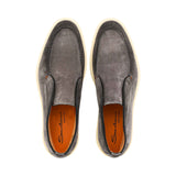 Santoni Men's Grey Loafer
