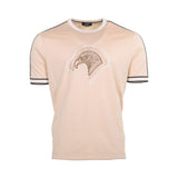 Stefano Ricci Men's Crewneck Beige T-shirt